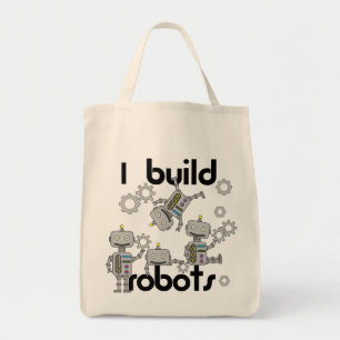 I Build Robots Tote Bag