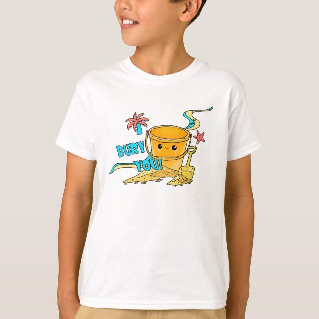 I BURY YOU - Funny Kid's Beach T-Shirt (Front)