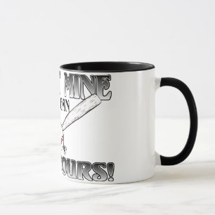 I Bust Mine....Kick Yours Softball Mug