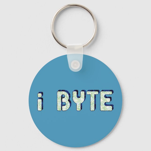 I Byte Key Ring (Front)