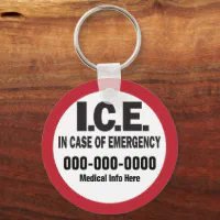 Emergency hot sale key ring