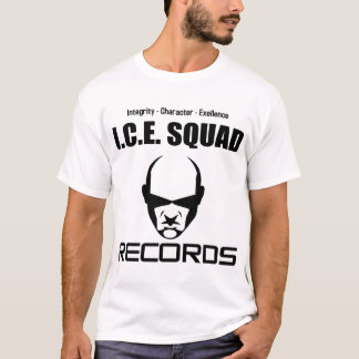 I.C.E. SQUAD RECORDS White-T T-Shirt
