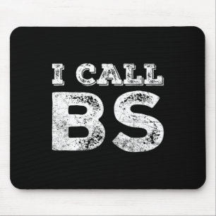 I Call Bs No More Lies Protest Resist Bull Vintage Mouse Mat
