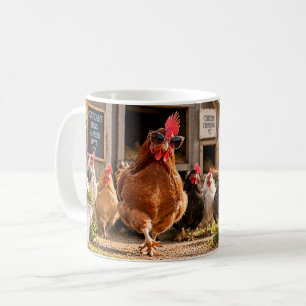 I Came I Saw I Clucked Chicken Mug