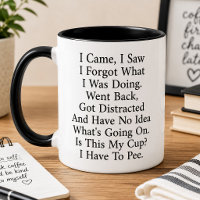I Came I Saw I Forgot What I Was Doing Funny