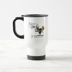 I Came, I Saw, I Throwed. funny judo Travel Mug