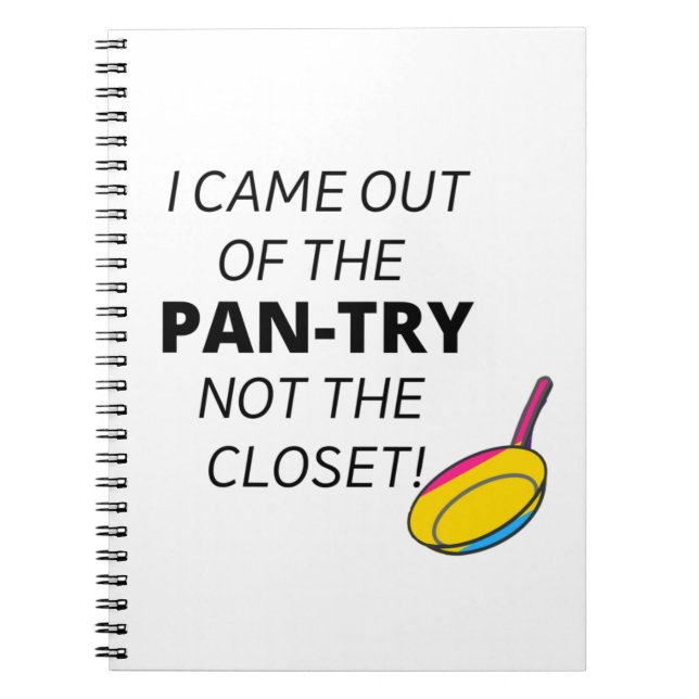I Came Out of the Pantry Notebook (Front)
