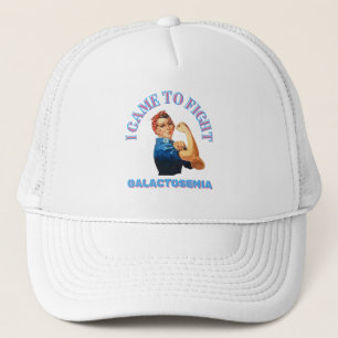 I CAME TO FIGHT GALACTOSEMIA/ AWARENESS/ UNISEX TRUCKER HAT