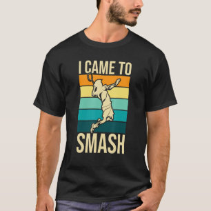 I Came To Smash Badminton Player Birdie Shuttl T-Shirt