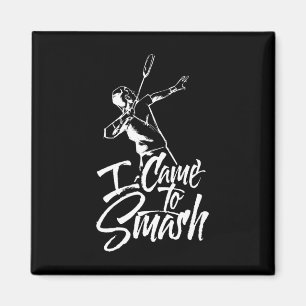 I Came To Smash Team Player Badminton Shuttle Spor Magnet