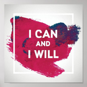 I Can and I Will Poster
