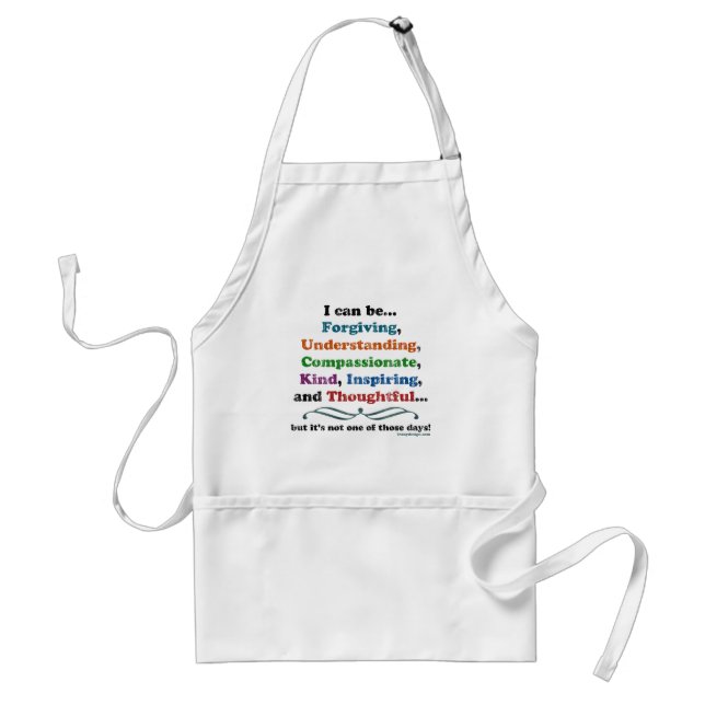 I can be Forgiving Standard Apron (Front)