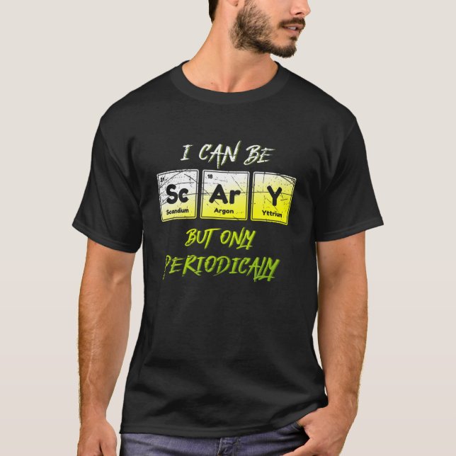 I Can Be Scary But Only Periodically Witch Teacher T-Shirt (Front)