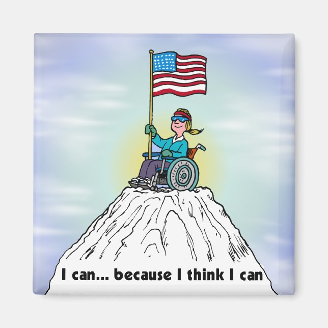I can because I think I can Magnet (Front)