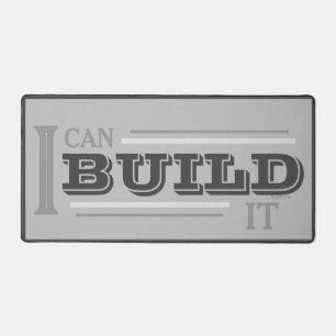 I Can Build It Desk Mat (Grey)