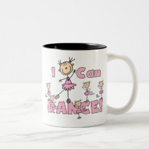 I Can Dance T-shirts and Gifts Two-Tone Coffee Mug