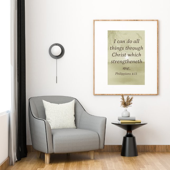 I Can Do All Things Bible Scripture Wall Art (Creator Uploaded)