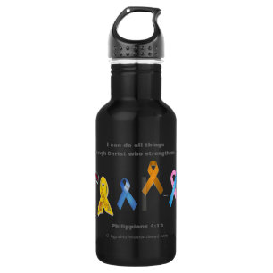 I can do all things Cancer & Awareness 532 Ml Water Bottle