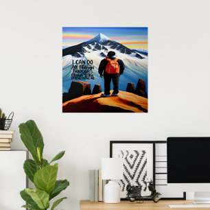 I Can Do All Things Christian Motivational Poster