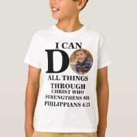 I can do all things Christian photo Bible verse T-