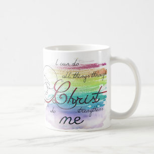 I can do all things coffee mug