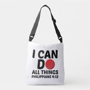 I CAN DO ALL THINGS CRICKET CROSSBODY BAG