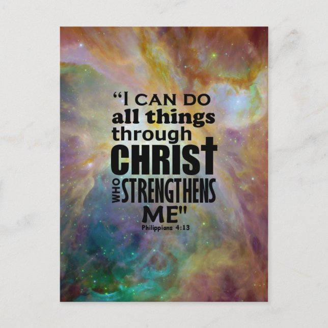 I can do all things postcard (Front)