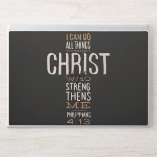 I Can Do All Things Through Christ Bible Verse HP Laptop Skin