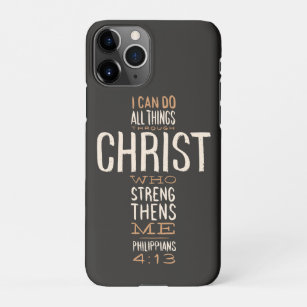 I Can Do All Things Through Christ Bible Verse iPhone 11Pro Case