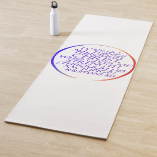 I can do all things through Christ Bible Verse Yoga Mat