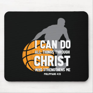 I Can Do All Things Through Christ Christian Byske Mouse Mat