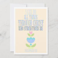 I Can Do All Things Through Christ Christian Faith