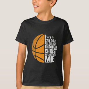 I Can Do All Things Through Christ Christian Sketl T-Shirt