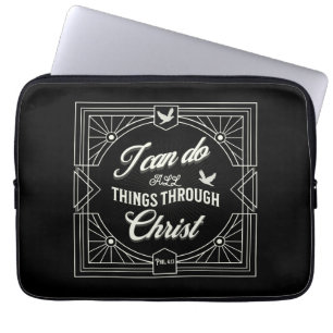I Can Do All Things Through Christ Laptop Sleeve