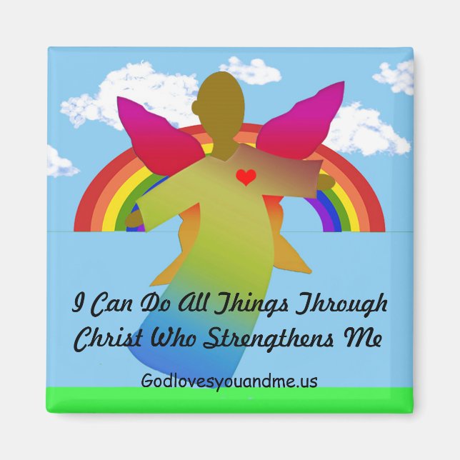 I Can Do All Things Through Christ Magnet (Front)