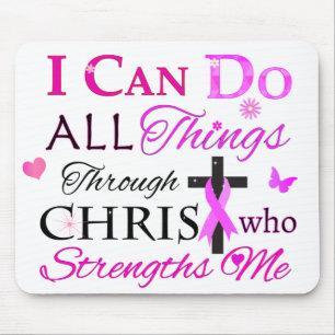 I CAN DO ALL Things Through CHRIST Mouse Mat