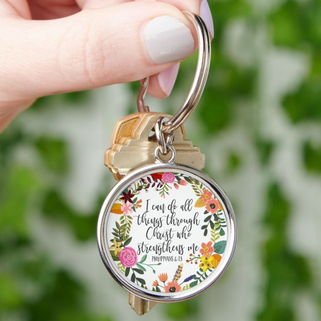I can do all things through Christ Philippians Key Ring (Creator Uploaded)