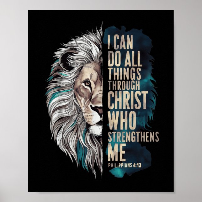I Can Do All Things Through Christ  Poster (Front)