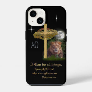 I can do all things through Christ scripture iPhone 14 Case