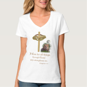 I can do all things through Christ scripture T-Shirt