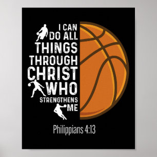 I Can Do All Things Through Christ - Sketll Player Poster