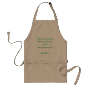 I can do all things through Christ Standard Apron