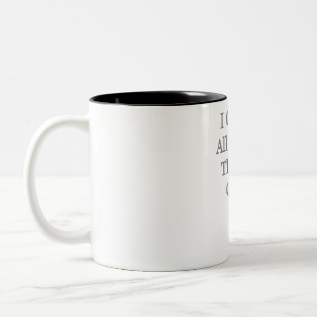 I Can Do All Things Through Christ Two-Tone Coffee Mug (Left)