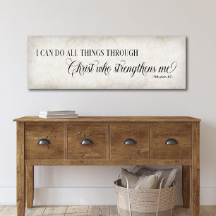 I can do all things through Christ wall art