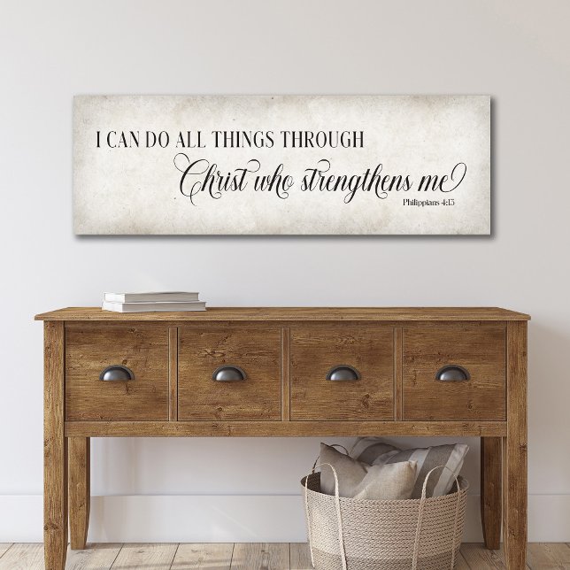 I can do all things through Christ wall art (Creator Uploaded)