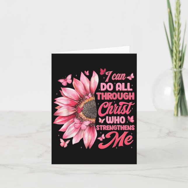 I Can Do All Things Through Christ Who Strengthens Card (Front)