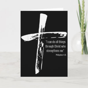 I Can Do All Things Through Christ Who Strengthens Card