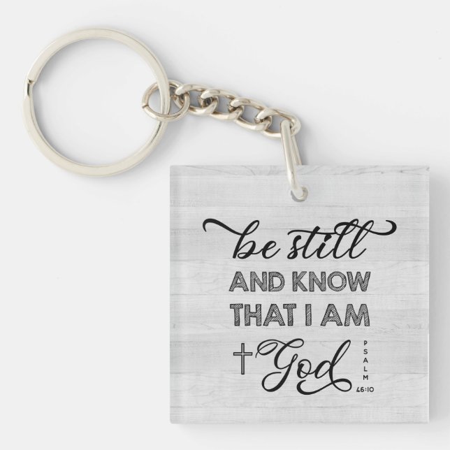 i can do all things through christ who strengthens key ring (Front)