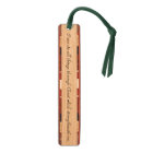 I Can do All Things Through Christ Wooden Bookmark