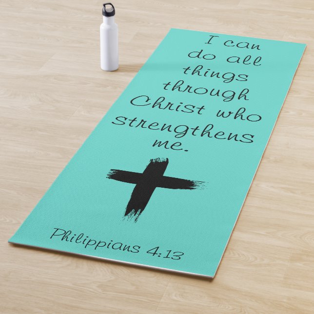 I Can Do All Things Through Christ Yoga Mat (In Situ)